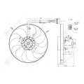 radiator cooling fan for VW GOLF VW BORA